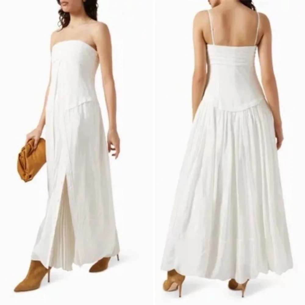 Jonathan Simkhai Ala Parachute‎ Dress - White Size 4 - Picture 12 of 15